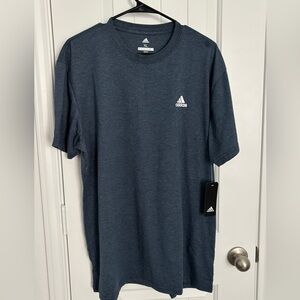 Adidas Men's Dark Blue Short Sleeve Tee